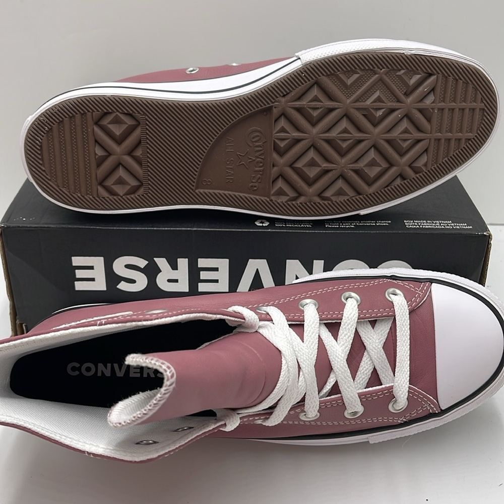 Converse WMNS CTAS LIFT HI
PINK AURA/WHITE/BLACK A07858C Platforms Sneakers - Picture 4 of 16